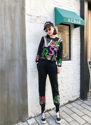 WC2205 Women's Fashion Two-Piece Sweater Set The Ultimate Winter Fashion Statement