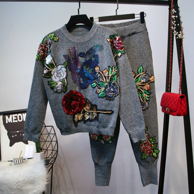 WC2204 Jin Xin Fashion Women's Winter Casual Wear Two-Piece Set with 7-Day Fast Sampling and Intelligent Tracking Support