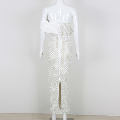 Customized Long Party Dress with Elegant Hollow Out and Off-Shoulder Design ED2657 Style Sparkling Sequins Elegant Design
