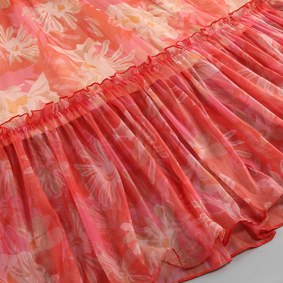 SB2959 Customized Summer Evening Gown for Women Backless and Long Embossed Printing Method