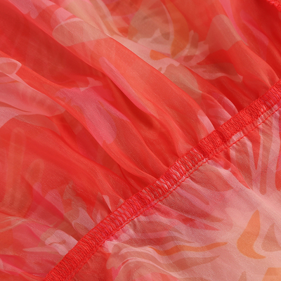 SB2959 Customized Summer Evening Gown for Women Backless and Long Embossed Printing Method