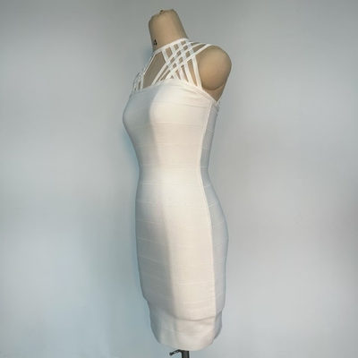 Customizable Logo Women's Short Party Dress with Butt Protector for Bride's Wedding Dress Sleeveless Eco-Friendly Design