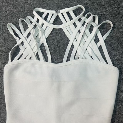 Customizable Logo Women's Short Party Dress with Butt Protector for Bride's Wedding Dress Sleeveless Eco-Friendly Design