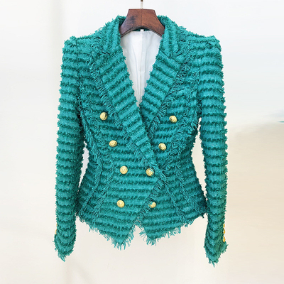 s SR2252 Kimshein Luxury Classic Women's Two-Piece Shorts Suit Winter Coat Pure Color Clothing Collection