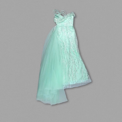 ED2605 Elegant and Luxurious Party Dress Sparkly Sleeveless Evening Gown with 220g Fabric Weight
