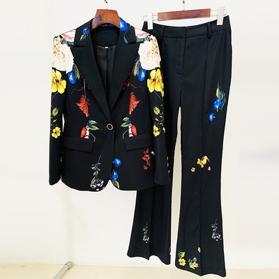 Trade Assurance Custom Logo SR2249 Floral Print Women's Long Sleeve Evening Dress for Sophisticated and Elegant Ladies
