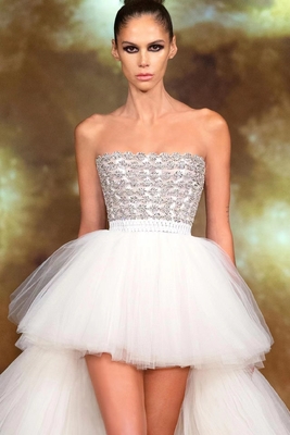 Kimshein ED2560 Women's Christmas Party Dress in Natural Waistline and Elegant Layered Design for a Sophisticated Look