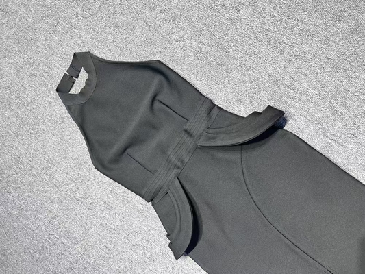 SB3199 Round Neck Open Back Evening Dress with Zipper Intelligent Tracking and Customizable Logo Placement Support