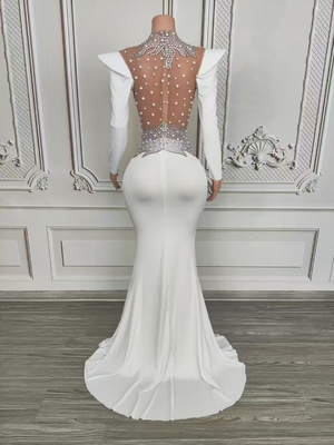 Guangdong AD2431 Women's Evening Dress with Luxurious Cocktail Dress Rhinestone Dance Hall Performance Sexy Sheath Dress