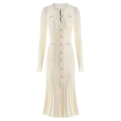 280g Fabric Weight KD2337 Women's Elegant Formal Long Sleeve Winter Knit Clothing with Natural Waistline