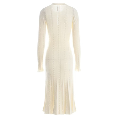 280g Fabric Weight KD2337 Women's Elegant Formal Long Sleeve Winter Knit Clothing with Natural Waistline