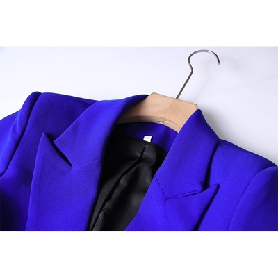 2023 Spring Summer Women's Fashion Clothing SR2226 Sports Jacket and Elegant Suit Pants Two-Piece Set for Women Shiny Satin