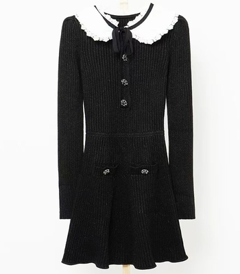 Kimshein Women's Knit Dress Fashion Sexy Party Mini Dress with No Decorations in Polyester/Spandex