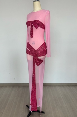 Summer LS2575 Kimshein Sexy Dress for Women Long Sleeve Evening Gown for Nightclub and Birthday Party Limited Time Offer