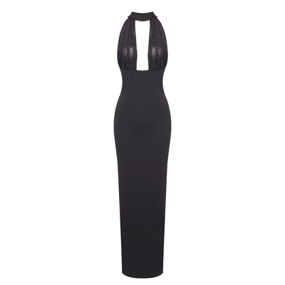 SB3045 Backless Halter Dress The Ultimate Choice for Women's Parties and Summer Vacations