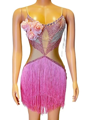 AD2301 Kimshein Handmade Fashion Fringe Elegant Luxury Party Dress for Women in Customizable Fringe Embroidery and Logo