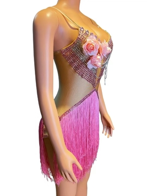 AD2301 Kimshein Handmade Fashion Fringe Elegant Luxury Party Dress for Women in Customizable Fringe Embroidery and Logo