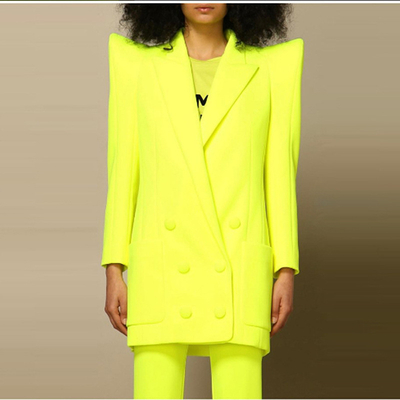 H3352 Fashionable Two-Piece Women's Suit Set with Plus Size Long Sleeve