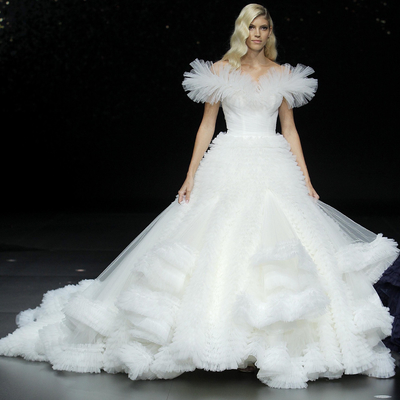 ED2497 Kimshein Fashion Elegant Luxurious Wedding Dress for Women's Elegant Party Evening Braid Method Loom Weaving