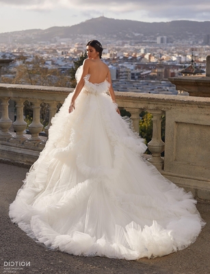 ED2497 Kimshein Fashion Elegant Luxurious Wedding Dress for Women's Elegant Party Evening Braid Method Loom Weaving