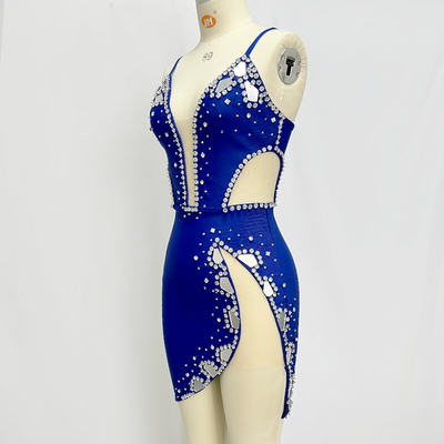 ED2503 Designer Bandage Dress Women's Fashionable Evening Gown with Customized Plush Printing and Breathable Fabric