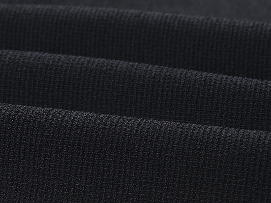 Pleated Skirt Short Sleeve Knitted Dress in Black Polo Collar Customizable Logo Position KD2237 for Young French Ladies