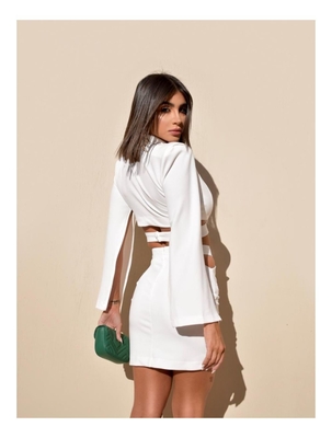Kimshein's Latest Collection -Made FD2380 Two-Piece Dress for Elegant Office Fashion in Summer and Autumn