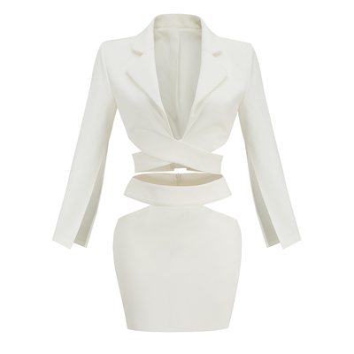 Kimshein's Latest Collection -Made FD2380 Two-Piece Dress for Elegant Office Fashion in Summer and Autumn