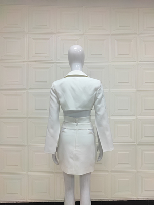 Kimshein's Latest Collection -Made FD2380 Two-Piece Dress for Elegant Office Fashion in Summer and Autumn