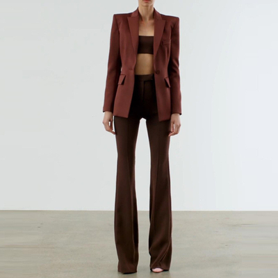 2022 Spring and Autumn Fashion Plus Size Women's Pants Two-Piece Set DHL/Fedex/ UPS/FedEx/EMS 3-7 Days Guangdong Mrs. Jin