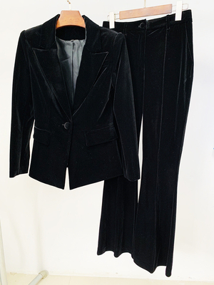 2022 Spring and Autumn Fashion Plus Size Women's Pants Two-Piece Set DHL/Fedex/ UPS/FedEx/EMS 3-7 Days Guangdong Mrs. Jin
