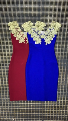 Knitted V-Neck Bodycon Dress Perfect for Formal Events and Special Occasions