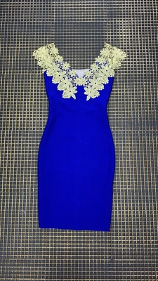 Knitted V-Neck Bodycon Dress Perfect for Formal Events and Special Occasions