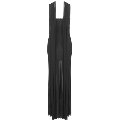 Summer end Sexy Women's Maxi Club Dress Tight Mesh Bandage Long Party Dress Off-shoulder Sleeveless Made in Guangdong
