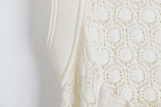 Kimsheinfashion KD2312 Knitted Dress Spring Autumn Sleeveless Dress with Elegant Wedding Gown and Loose Powder Style