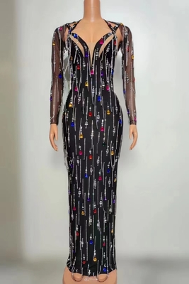AD2260 Kimshein Women's Fashion Evening Gown Sophisticated and Stylish Party Dress with Customizable Logo Position