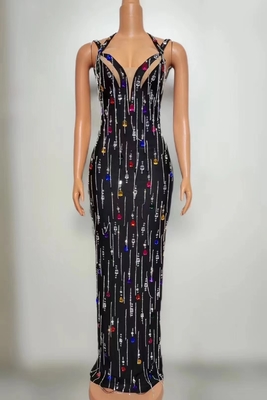 AD2260 Kimshein Women's Fashion Evening Gown Sophisticated and Stylish Party Dress with Customizable Logo Position