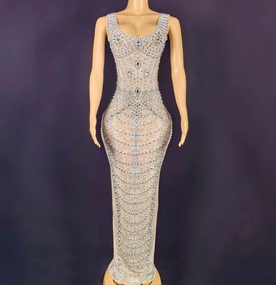 Elegant and Luxurious Ladies' Club Dress for AD2274 Birthday Vintage Sleeveless Sexy Women's Clothing