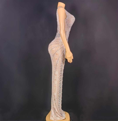 Elegant and Luxurious Ladies' Club Dress for AD2274 Birthday Vintage Sleeveless Sexy Women's Clothing