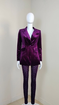 Velvet Fabric 2-Piece Pants Set for Women H3244 Fashionable and Sexy Celebrity Nightclub Evening Dress