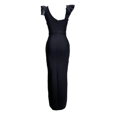 SB3000 Fashion Show Women's Elegant Crystal Evening Dress Bandage Dress for Upscale Gatherings