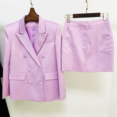 H3250 Plus Size Women's Retro Dress Suit 2-Piece Set for Ladies and Fast Sampling in 7 Days Spring Season Suitable