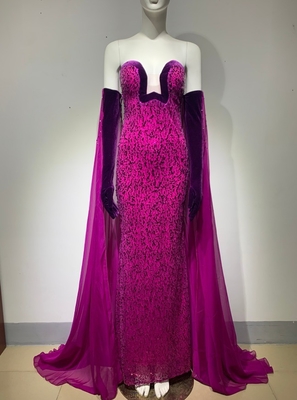 ED2394 Women's Off-Shoulder Shimmering Cocktail Dress A Perfect Blend of Elegance and Luxury for Formal Occasions