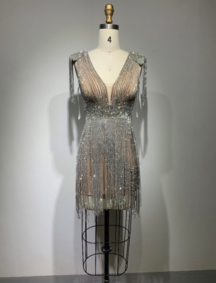 ED2384 Sexy Fish Tail Formal Gown Dress S-L Sizes Luxury Evening Party Women's Rhinestone Sequin Dress Fashion Dress