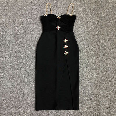 Summer Women's Casual Party Dress Bandage Maxi Dress SB2953 with Logo Customization