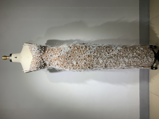 ED2371 Customized Pearl Dress for Women's Royal Ball Gown Elegant and Charming Evening Wear 220g Fabric All Seasons