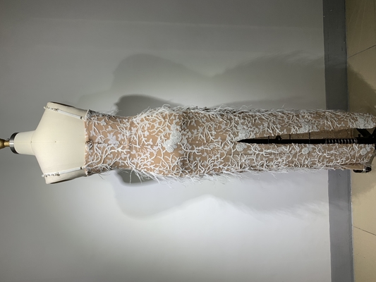 ED2371 Customized Pearl Dress for Women's Royal Ball Gown Elegant and Charming Evening Wear 220g Fabric All Seasons