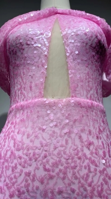 Printed ED2375 Pink Sequin Dress for Women's Party Evening Dress Elegant Club Shiny Fashion from Partywear