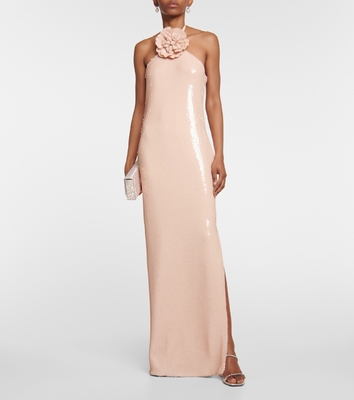 Summer Evening Dress for Women SB2955 Customized Sexy Sleeveless Backless Tight Bandage High Waist Solid Foil Print Slim Fit