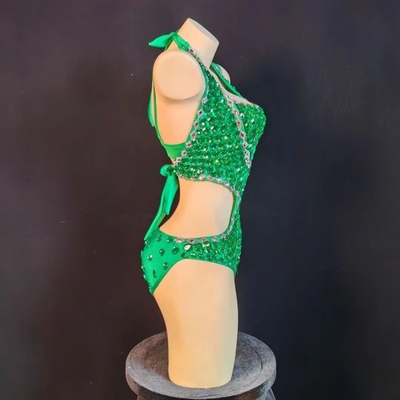 Mesh Fabric Backless Design AD1754 Kimshein Fashionable Night Party Dress with Luxury Crystal Rhinestones from Guangdong